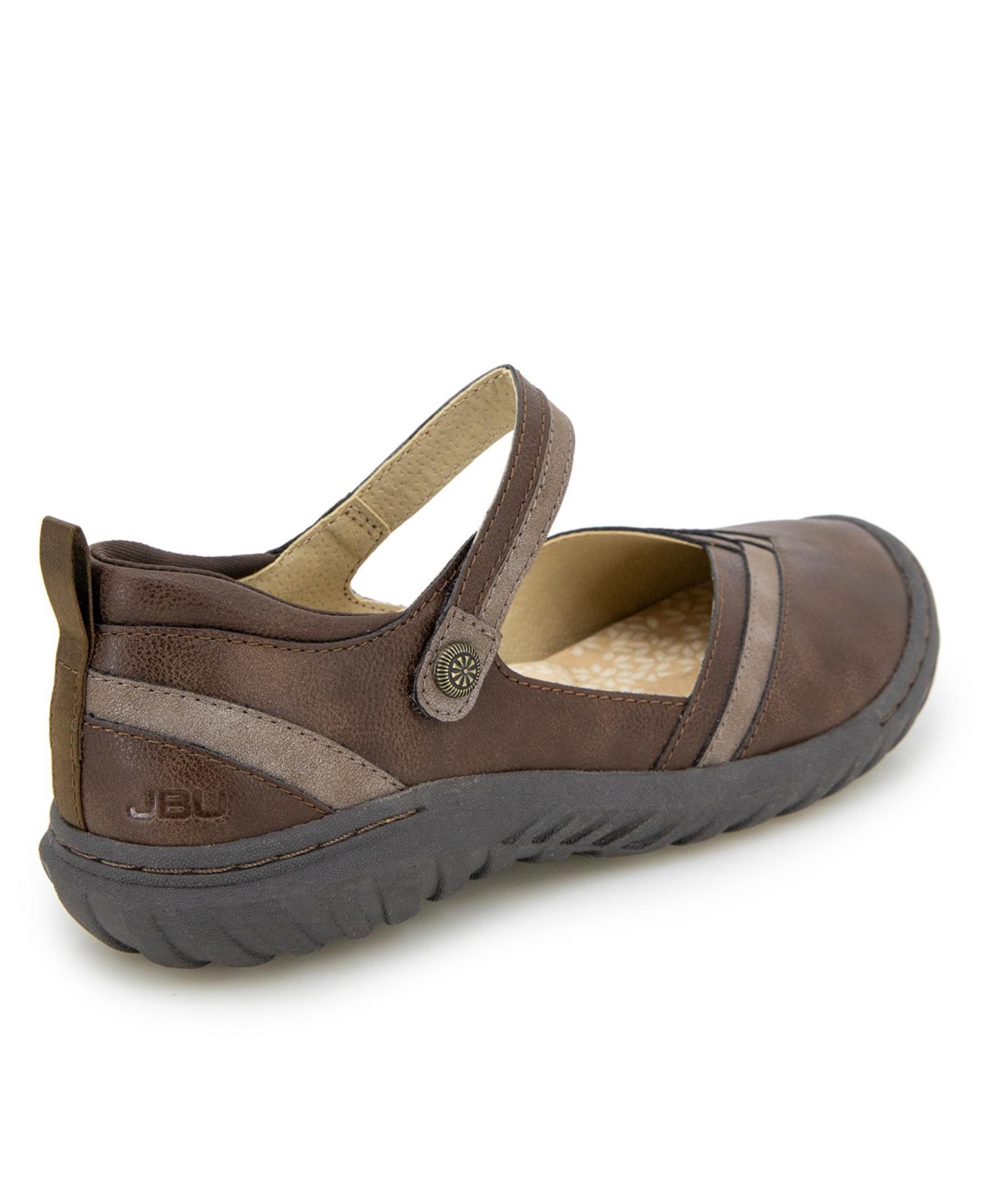 Jbu Women's Raven Round Toe Flats