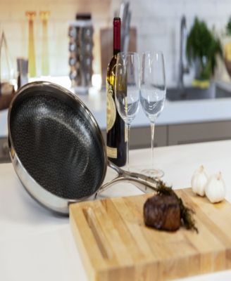 DiamondClad™ 8-Pc. Hybrid Nonstick Stainless Steel Frypan Set