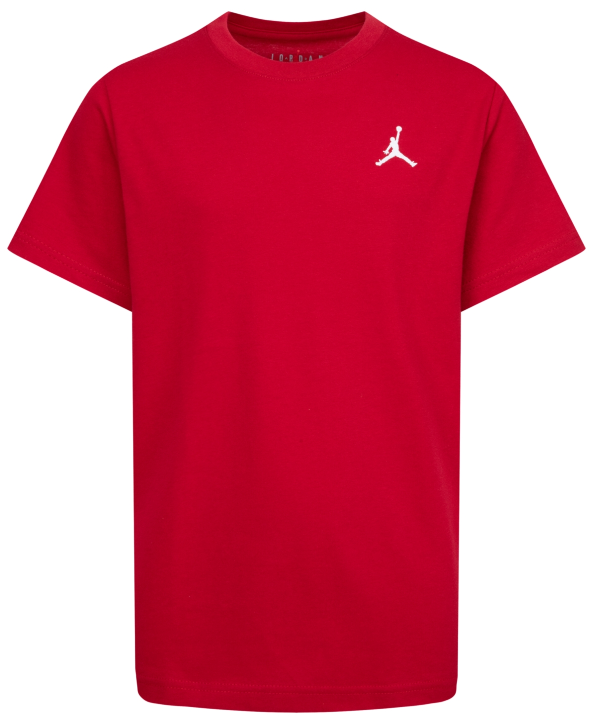 Jordan Little Boys Jumpman Air Embroidered Short-sleeve T-shirt In Gym Red