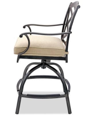 Wythburn 5-pc. Outdoor Bar Height Fire Pit Chat Set, Created for Macys