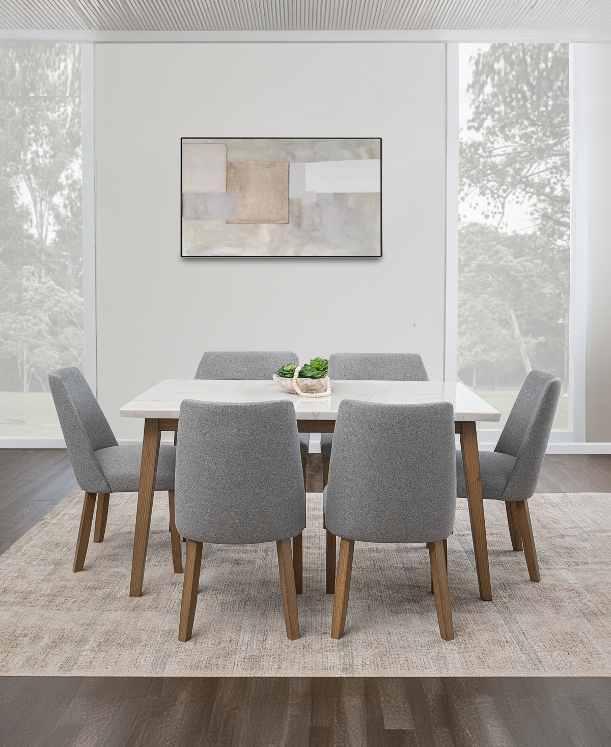 Macy's Mabell 7-pc. Set (table & 6 Side Chairs), Created For  In No Color