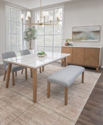 Mabell 4-Pc. Set (Table, 2 Side Chairs & Bench), Created for Macy's
