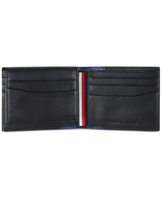 Men's RFID Pop Color Leather Bifold Wallet