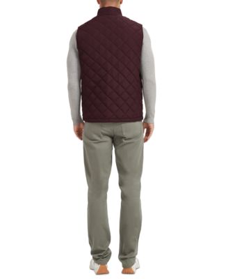 Men's Diamond Quilted Heritage Vest, Created for Macy's
