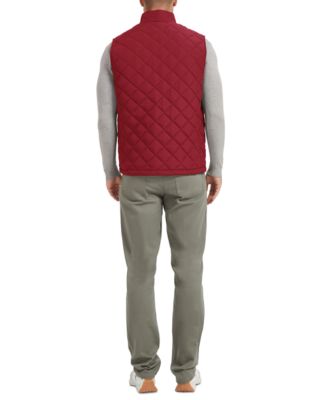 Men's Diamond Quilted Heritage Vest, Created for Macy's