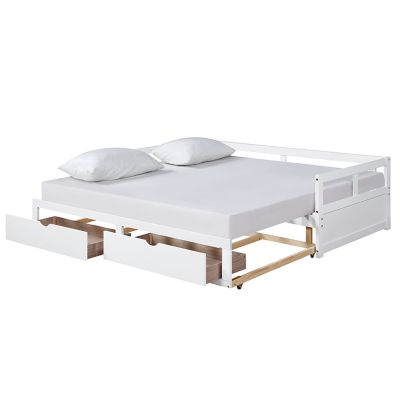 Streamdale Extendable Daybed with Trundle and Storage