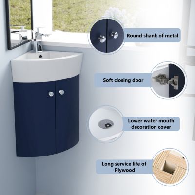 Streamdale Wall Mount Bathroom Vanity for Small Space