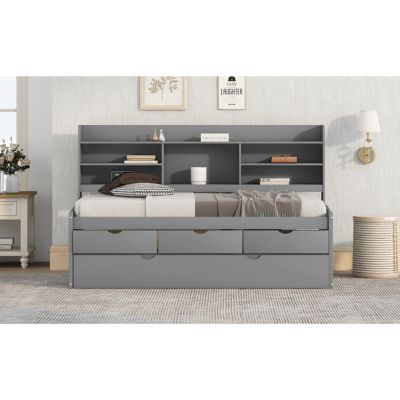 Streamdale Captain's Bed with Built-In Storage