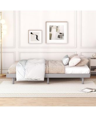 Modern Design Queen Floating Platform Bed Frame