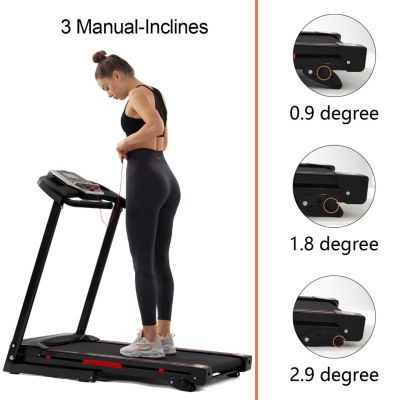 Streamdale Portable Incline Folding Treadmill with APP