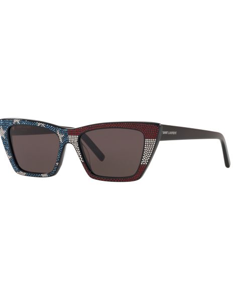 Женские солнцезащитные очки Saint Laurent Sunglasses, SL 276 Mica, цвет: Чёрный