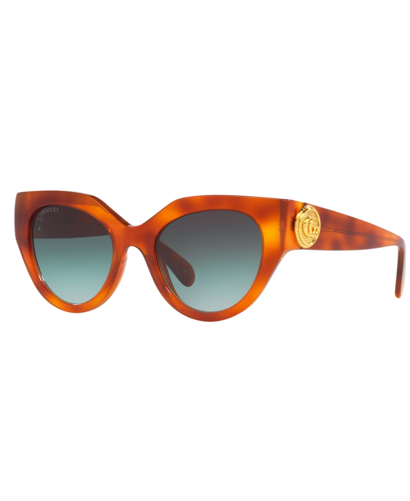 Женские солнцезащитные очки Gucci Sunglasses, GG1408S, цвет: Чёрный — фото 14