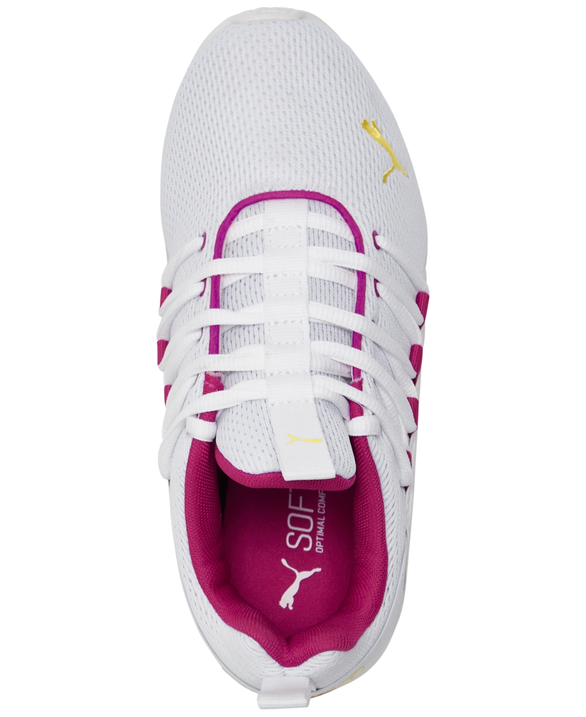 Puma Big Girls Axelion Mesh Casual Sneakers from Finish Line -Pink