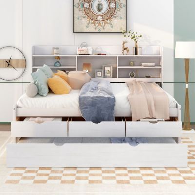 Streamdale Full-Size Captain's Bed with Storage