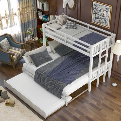 Streamdale Twin Over Pull-Out Bunk Bed With Trundle