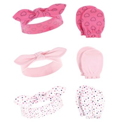 12Pc Headband and Scratch Mitten Set