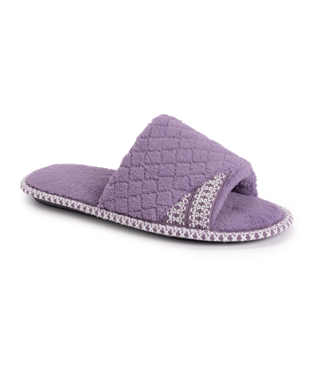 Women's Sally Open Toe Scuff Slippers - Lilac