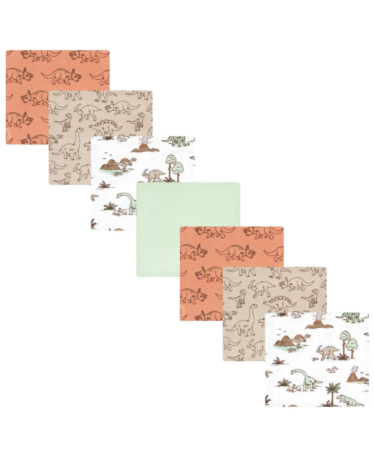 Hudson Baby Cotton Poly Flannel Receiving Blankets Bundle, Fun Desert, One