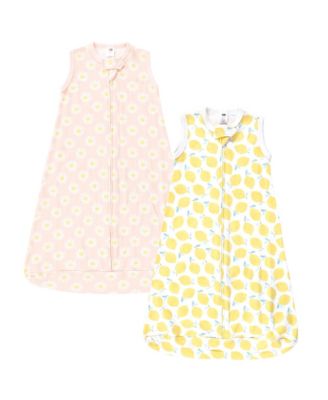 Baby Girls Long-Sleeve Cotton Wearable Sleep Solution