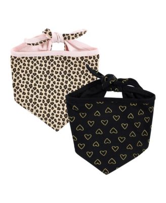 Unisex Reversible Pet Dog and Cat Bandana Bibs 2pk