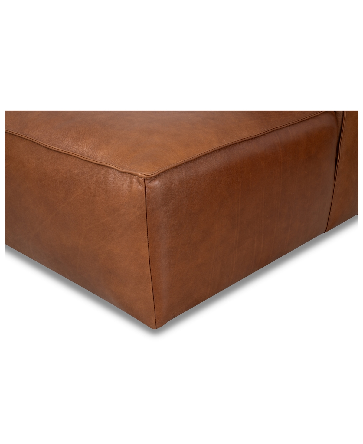 Rutherford Home Amalfy Leather Armless Loveseat