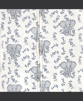 Full-Zip Natural Cotton Sleep Gown