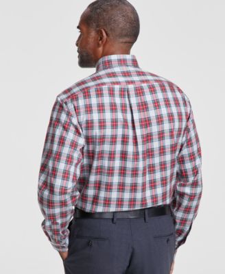 Клубная комната Club Room Мужская рубашка в клетку Randall обычного покроя созданная для Macys 5690₽
