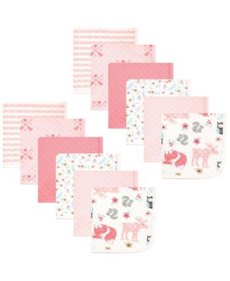 Cotton Quilted Washcloths 24-Count