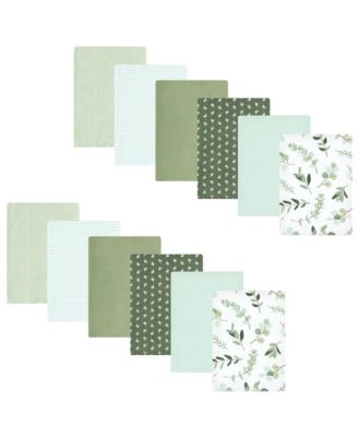 Girls 12Pk Flannel Burp Cloth