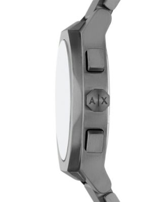 Men's Quartz Chronograph Gunmetal Stainless Steel 42MM