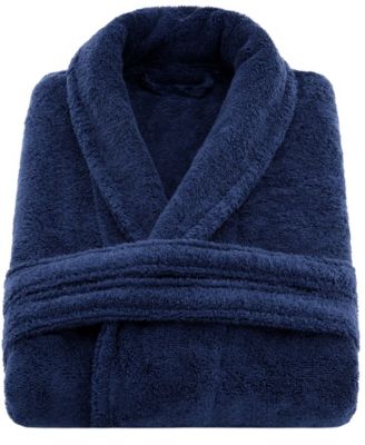 Lightweight Plush Shawl Collar Bathrobes