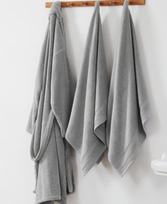 Solid Bath Towel Set and Robe in Gift Box
