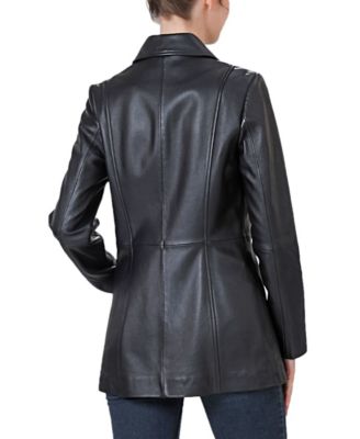 Women's Dana Leather Car Coat
