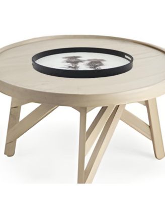 Set of 2 Botanical Design Trays - Stylish Home Decor Accents