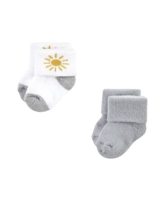 Baby Boys Hudson Unisex 12-Pair Set of Grow with Me Socks
