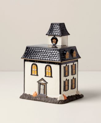 Classic Halloween Light-Up House Figurine