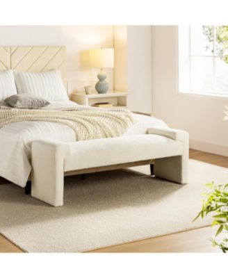 Arlesia 58.5'' W Modern Upholstered Accent Bench