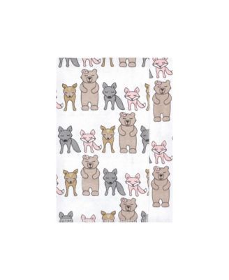 4Pk Flannel Burp Cloth Cotton Poly