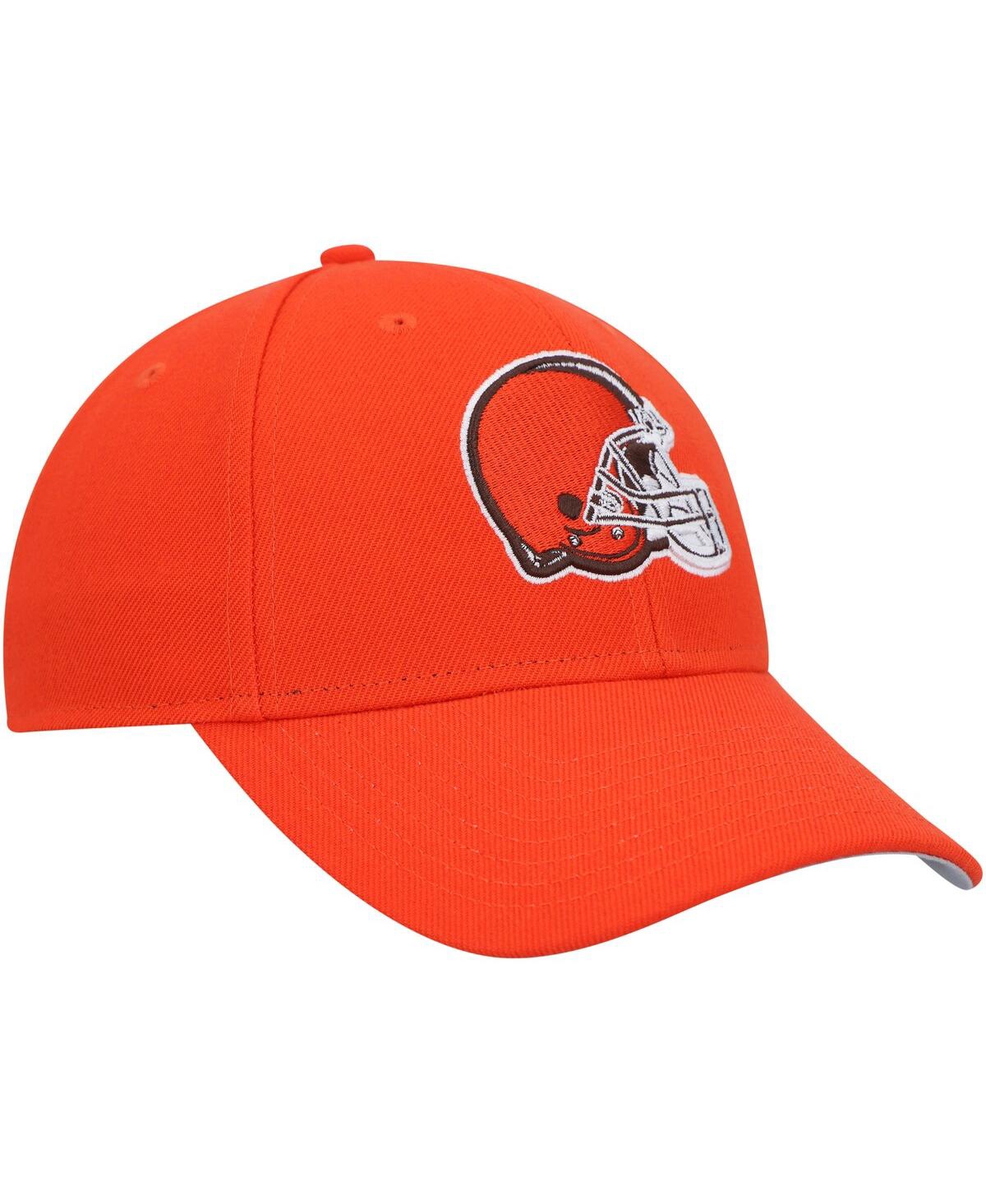 47 Brand Men's Orange Cleveland Browns Mvp Adjustable Hat In Orange