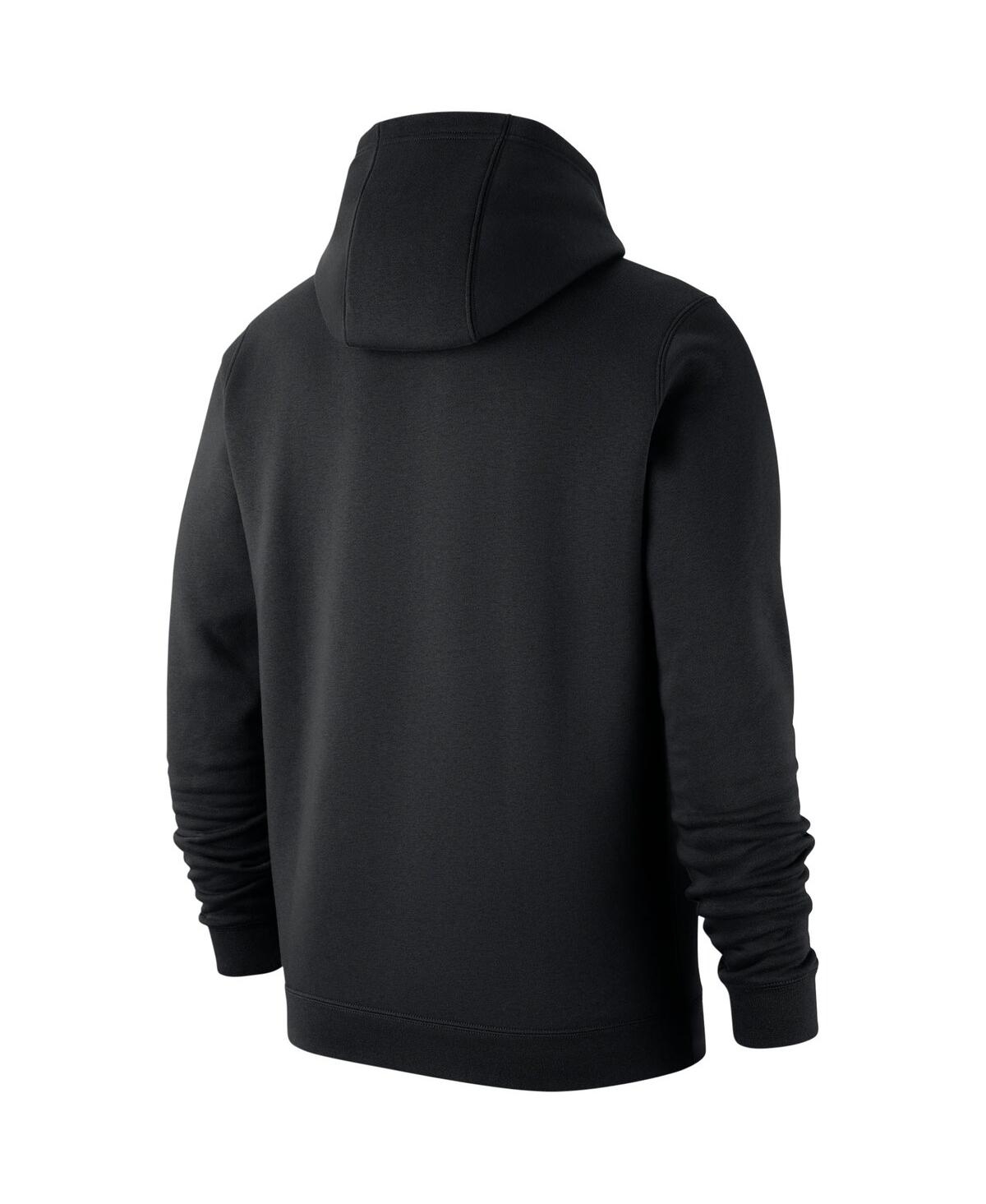 Nike Men's And Women's Black Phoenix Mercury Just Do It Club Pullover Hoodie In Black