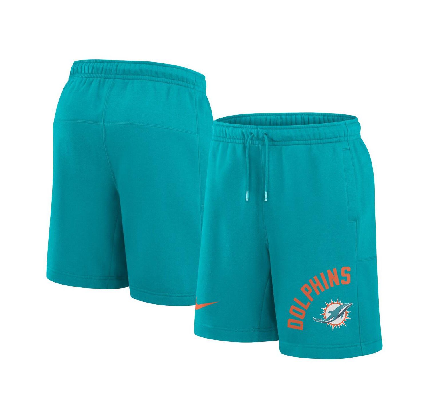 Men's Aqua Miami Dolphins Arched Kicker Shorts