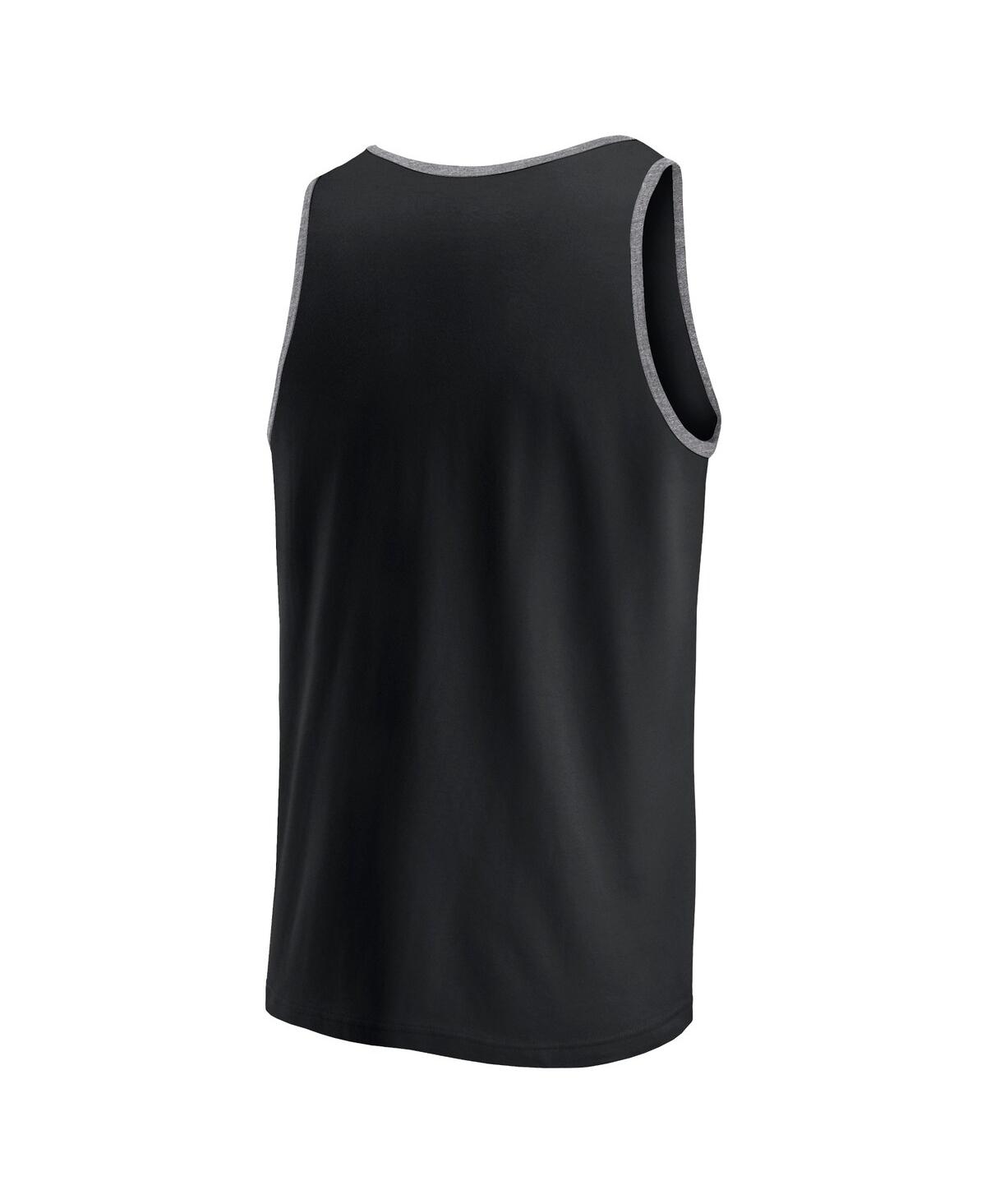 Fanatics Men'sCincinnati Bengals Bet Tank Top - Black, Heather Gray