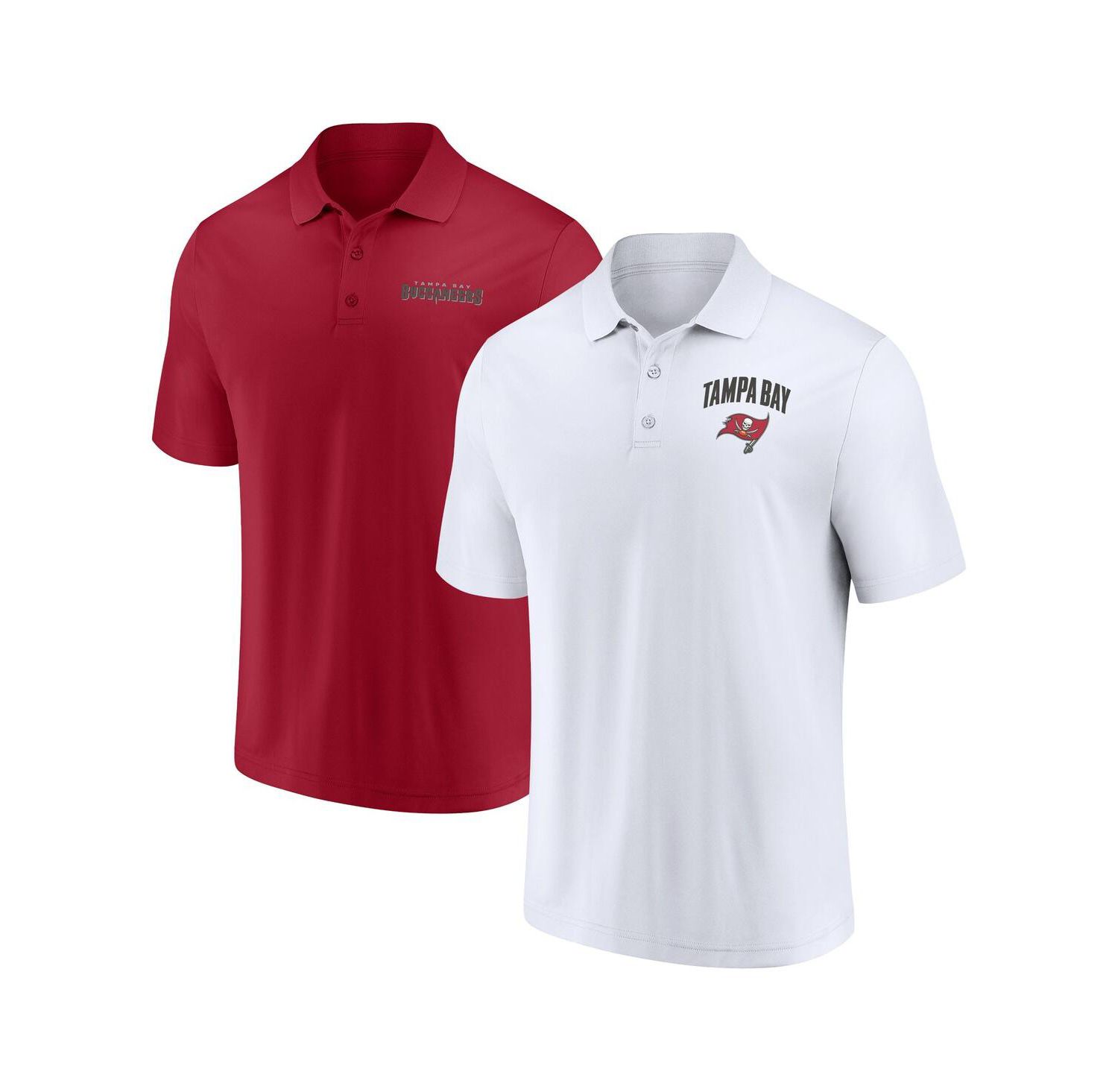 Men's Tampa Bay Buccaneers Lockup Two-Pack Polo Set