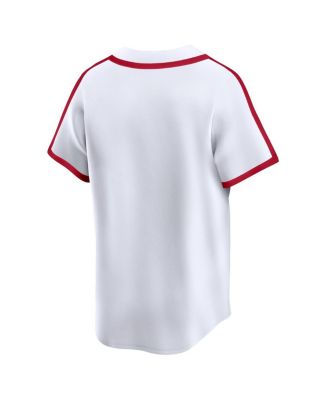 Men's White St. Louis Cardinals Cooperstown Collection Limited Jersey