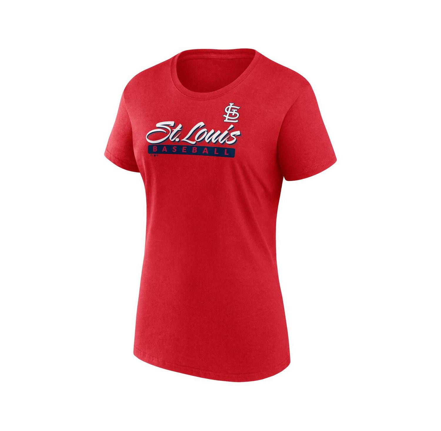 Women's Red/Navy St. Louis Cardinals Risk Combo Pack T-Shirt