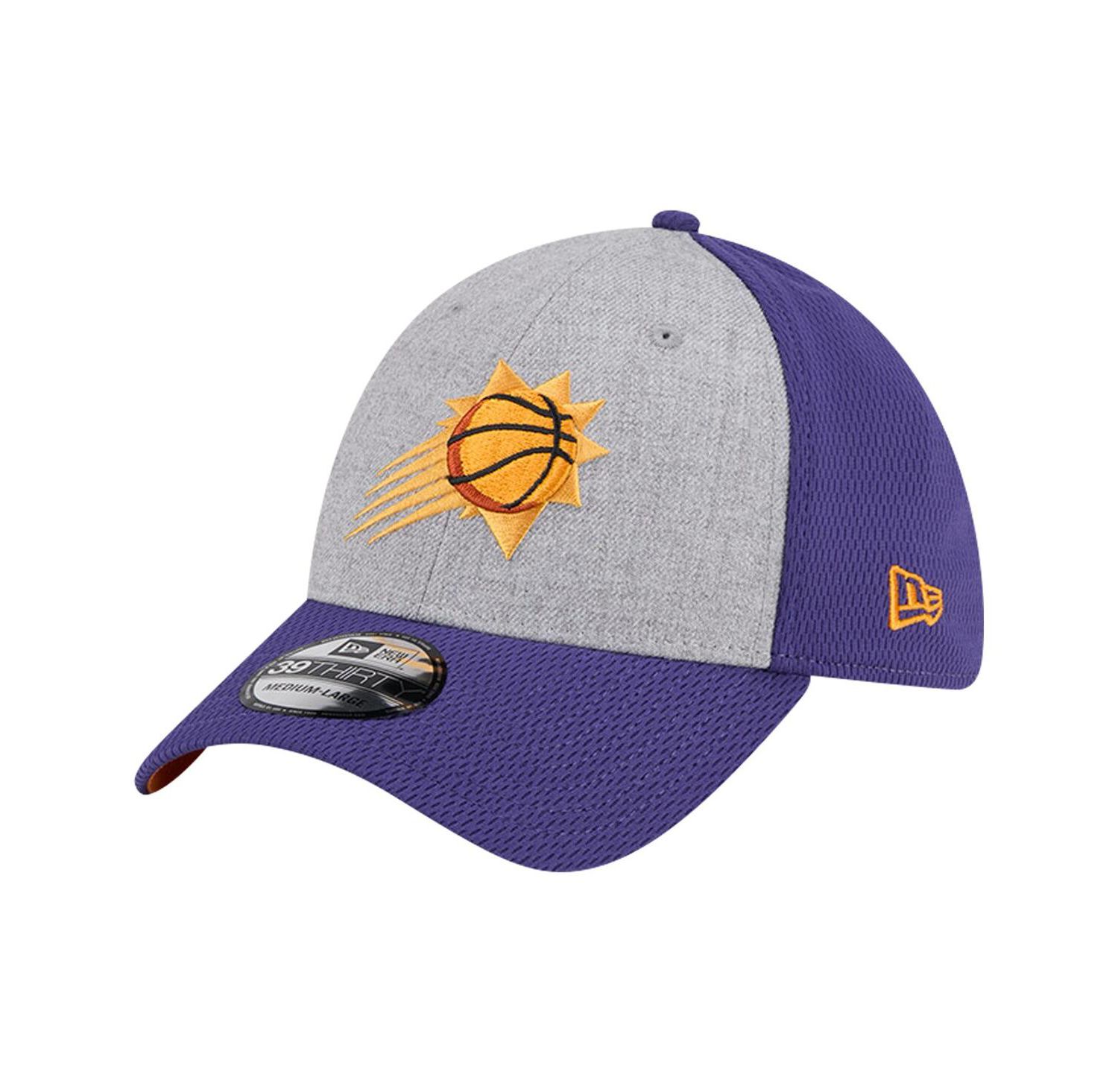 Men's Heather Gray/Purple Phoenix Suns Two-Tone 39THIRTY Flex Hat