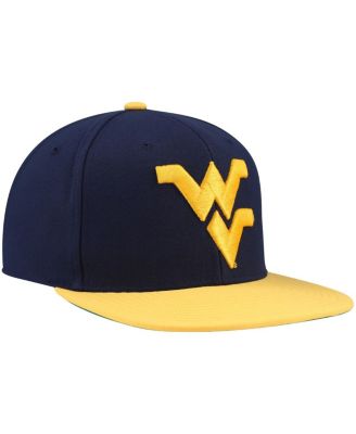 Men's Navy/Gold West Virginia Mountaineers 2-Tone 2.0 Snapback Hat