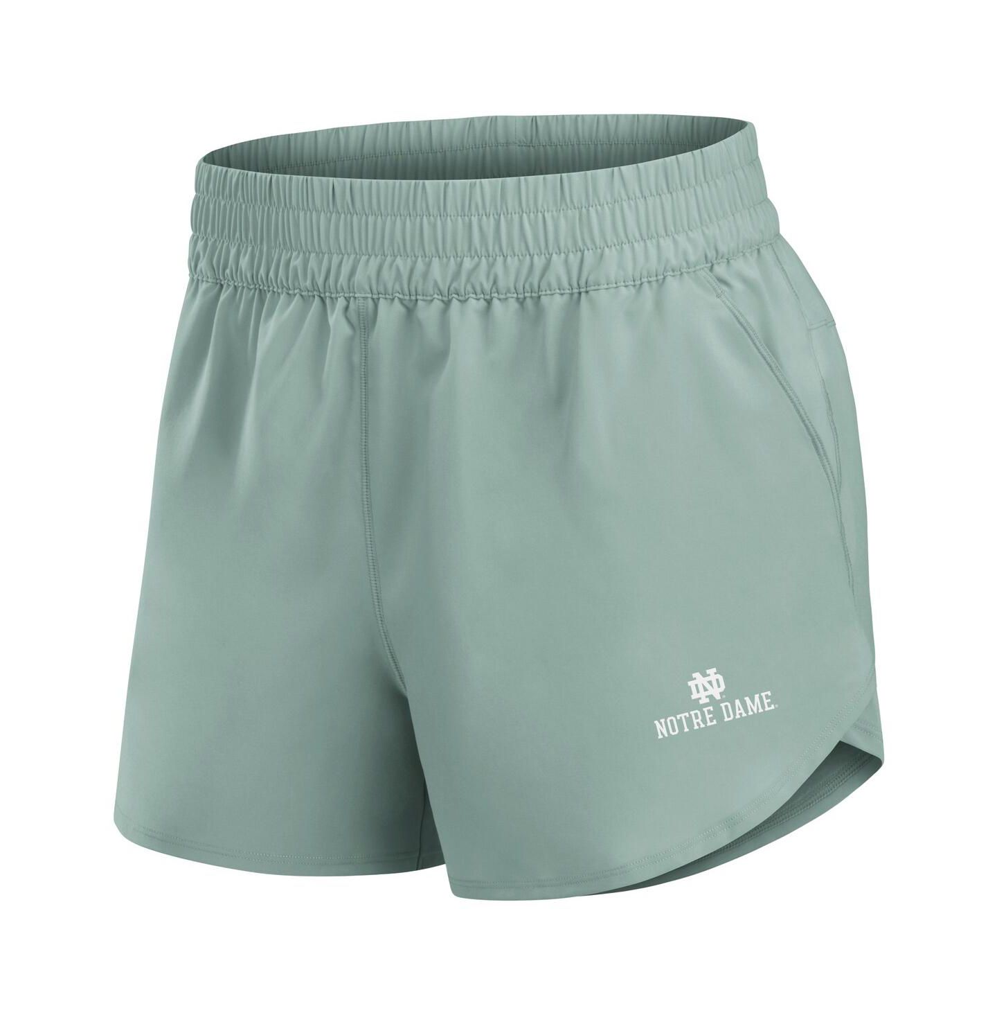 Женские шорты Fanatics Green Notre Dame Fighting Irish Studio Woven Vibe — фото 2