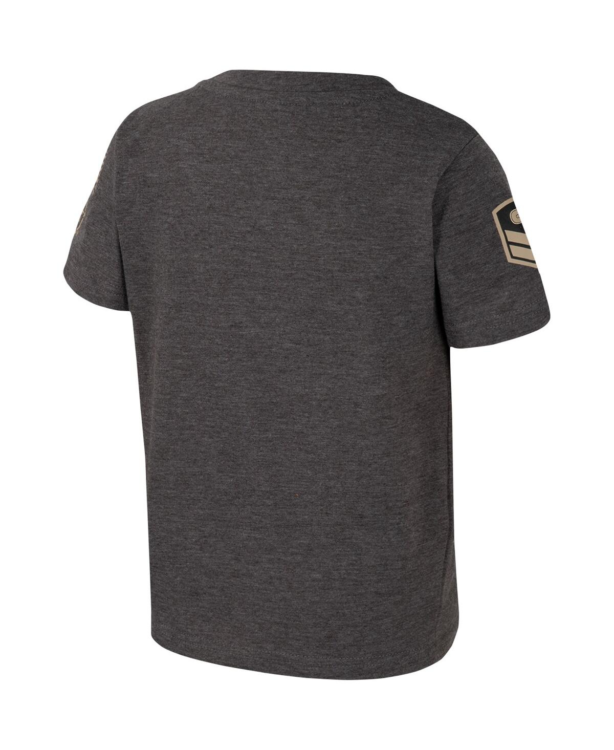 Colosseum Toddler Charcoal Tennessee Volunteers Oht Military Appreciation Boot Camp T-shirt In Charcoal