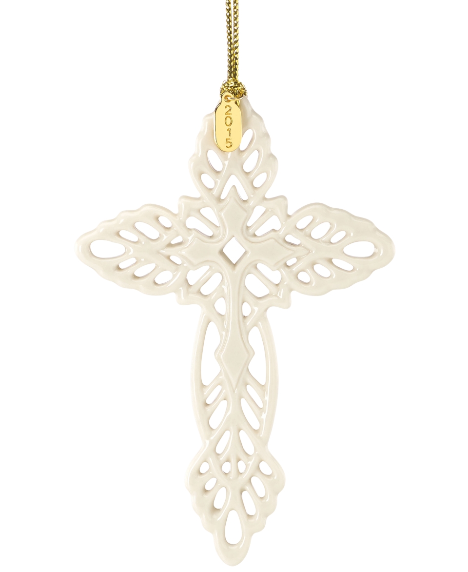 Lenox 2015 Snow Fantasies Cross Ornament   Holiday Lane   For The Home